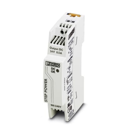 Alimentation électrique pour profilés 24 V DC/0,5 A, à découpage primaire, monophasée.