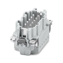 Eléments de contact, nombre de pôles: 10+2 PE, taille: B10, nombre de raccordements par pôle: 1, Mâle, Raccordement Push-in, 500