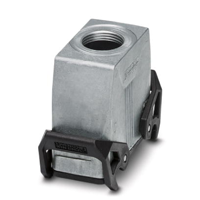 Boîtier prolongateur HEAVYCONNEC en aluminium résistant à la corrosion, B16, avec verrouillage transversal, hauteur 77,5 mm, ave