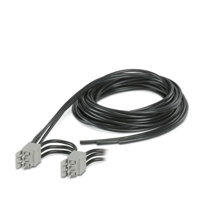 Ponts sans fin triphasés pour 5 modules de la gamme CONTACTRON, avec raccordement Push-in, largeur de boîtier : 22,5 mm, câble d