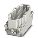 Isolant mâle HEAVYCONNEC, série B16, 16 pôles + PE, raccordement Push-in