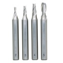 Fraises droites acier HSS 2 - 3 - 4 - 5 mm, DIN 327