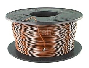 FIL SOUPLE LIY-V 0.75mm² MARRON, BOBINE 500m