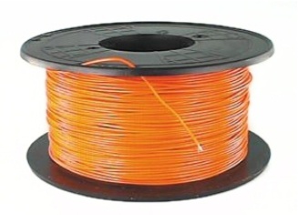 FIL SOUPLE 0.93mm² ORANGE, BOBINE 100m
