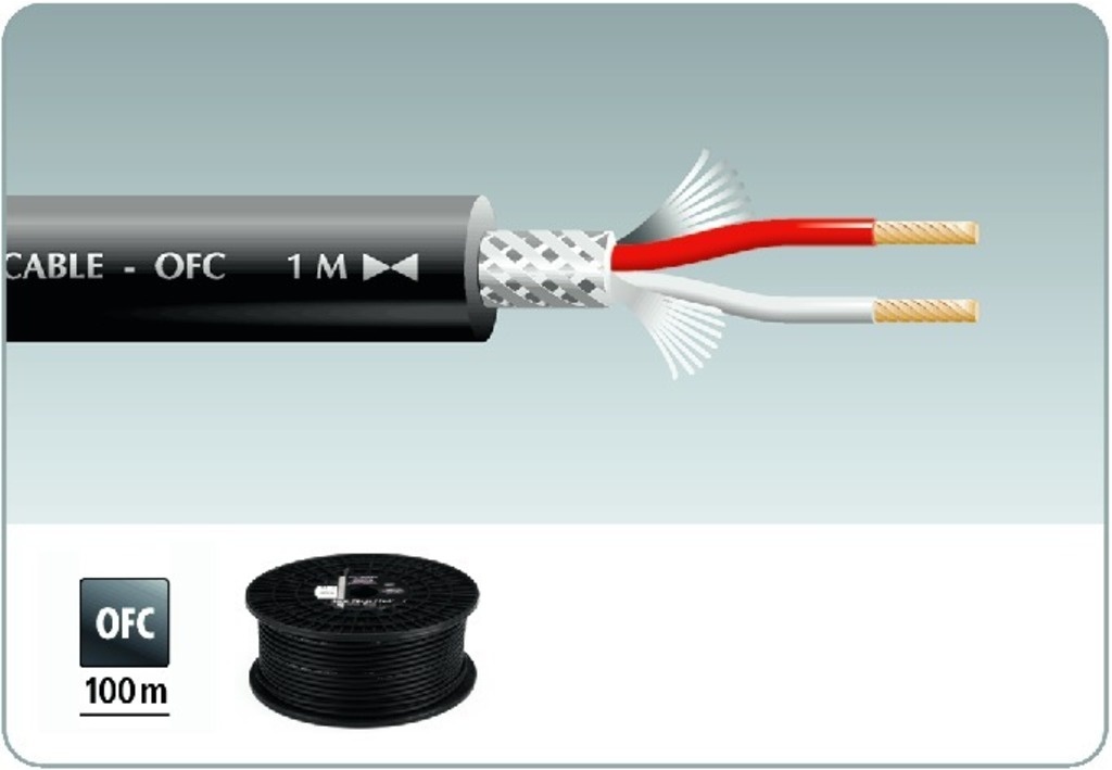 CABLE MICRO 2x0,22mm² NOIR