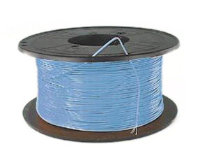 FIL SOUPLE 0.60mm² BLEU (ral+/-5015), BOBINE 200m