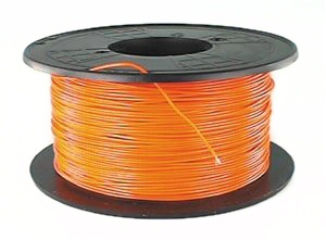 FIL SOUPLE 0.22mm² ORANGE, BOBINE 200m
