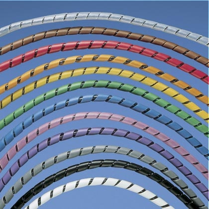 GAINE SPIRAL NOIR UV 22-152MM  BOB 30.5M LE METRE