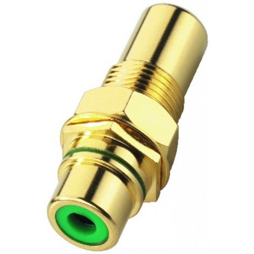 RCA CHASSIS FEMELLE OR - VERT