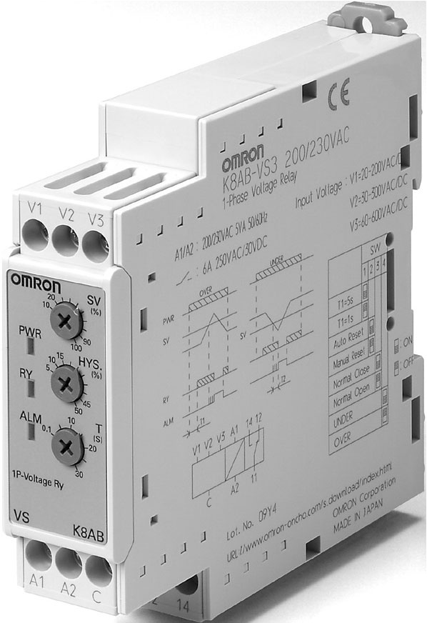 CTRL TENS MONO 1RT 6A250VCA