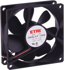 VENTIL 80x80x25 24DC  3ème fil = sortie tachymètre