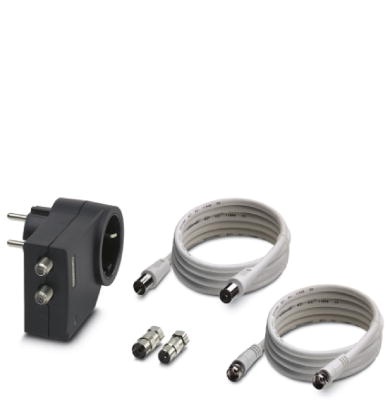 MAINTRAB - Prise parafoudre monophasé/TV-SAT Type 3 - Uc:275V - In:3kA - Up:1,5kV France