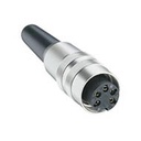 PROL.DIN 5B FEM 90° VERROU.