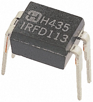 TRANSISTOR MOSFET P 1A 100V Rds(on):0.6R HEXDIP