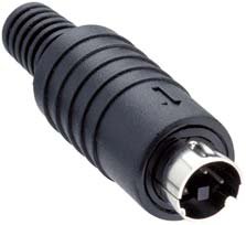 MP371-S4 PRISE MINI DIN MALE 4 BROCHES