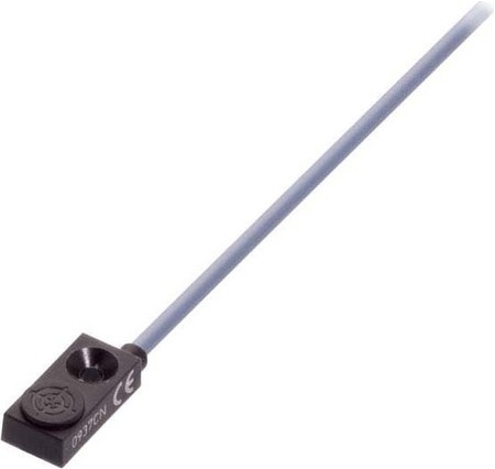 Capteur inductif 16 x 8 x 4 7 mm 16x8x4 7 non noyé 2 5 mm PNP à fermeture (NO) 3000 Hz PA 6 GF30 Face sensible PA 6 GF30