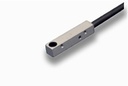 Capteur inductif, 25 x 5 x 5 mm, Câble, Contact à fermeture (NO), Portée nominale Sn=0.8 mm, noyé