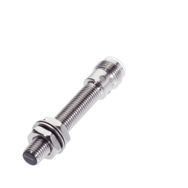 Capteur inductif Ø 8 x 58 mm M8x1 flush 1 5 mm PNP à ouverture (NF) 3000 Hz Acier inoxydable Face sensible PBT