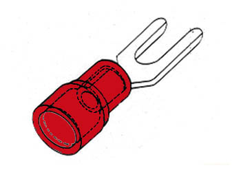 COSSE A FOURCHE 3.7mm - ROUGE