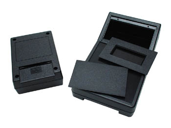 COFFRET EN ABS - NOIR 111 x 82 x 38mm