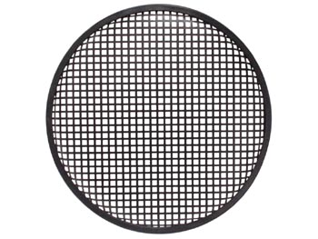 GRILLE MÉTALLIQUE POUR ENCEINTE 38.1cm - NOIR
