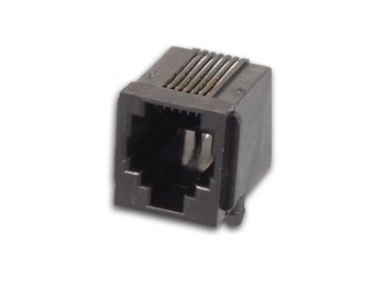 CONNECTEURS MODULAIRES POUR CI RJ12 6P6C, VERSION COUDE