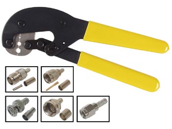 PINCE À SERTIR POUR CONNECTEURS F & BNC