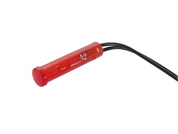 VOYANT ROND 7mm 12V ROUGE