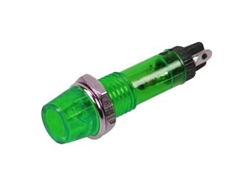 VOYANT ROND 8mm 12V VERT