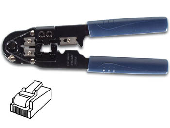 PINCE A SERTIR POUR CONNECTEUR MODULAIRE 8P8C (RJ45)
