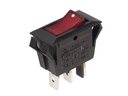 INTERRUPTEUR DE PUISSANCE A BASCULE 10A-250V SPST ON-OFF - AVEC TEMOIN NEON ROUGE