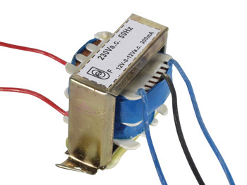 TRANFORMATEUR CHASSIS OUVERT 7.2 VA 2 x 12 V~ 300 mA max.