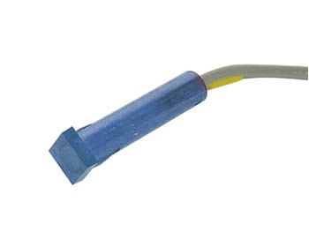 VOYANT CARRE 7 x 7mm 24V BLEU