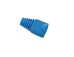 RJ45 MANCHON SOUPLE POUR FICHE MODULAIRE - BLEU