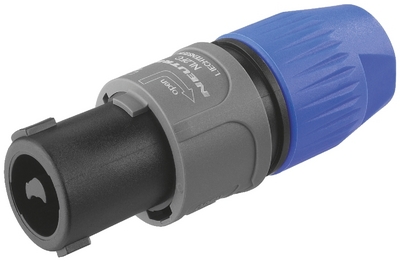 NEUTRIK - SPEAKON, 2 POINTS FEMELLE , NOIR, >1000W