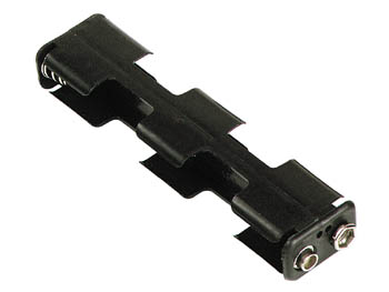 COUPLEUR DE 4 PILES AA (LR6), AVEC CONTACTS A PRESSION