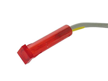 VOYANT CARRE 7 x 7mm 220V ROUGE