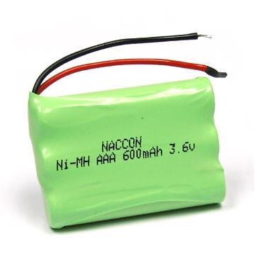 PACK ACCUS 3.6V 700MAH NICD (3xAA) ST1/SG/FILS YUASA 