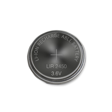 ACCUS BOUTON LITHIUM ION 3.7V 120MAH.RECHARGEABLE