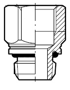 ADAPTATEUR 1/4 NPT MALE-G1/4 FEMELLE