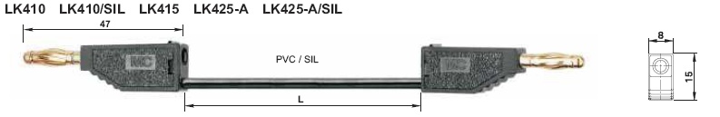    CORDON LK415 Blanc 3B3.105.13i L.50cm